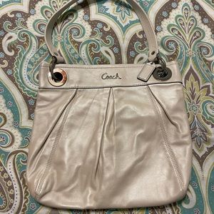 Coach Pearlized White Purse